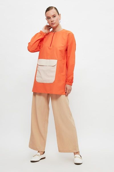 

women's jackets trendyol button detail flare pants tctss21pl0660, Black;brown