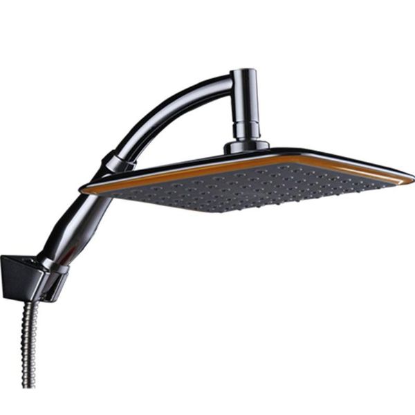 

bathroom storage & organization rain shower head stainless steel square 20.3 cm high pressure water-saving swivel joint with holder and hose