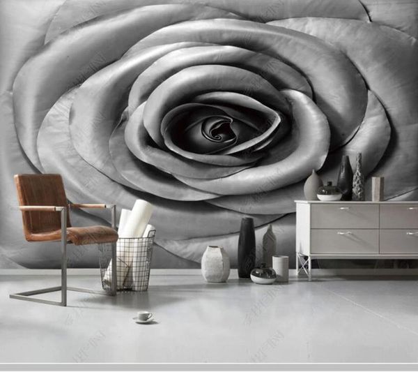 

wallpapers papel de parede metal 3d stereo embossed rose flower wallpaper,living room tv wall bedroom papers home decor bar ktv mural