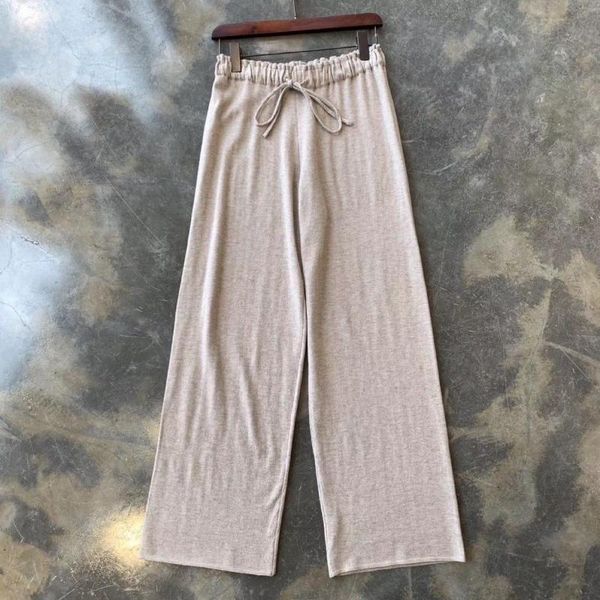 

wool wide-leg pants, sheep blended women's mopping pants & capris, Black;white