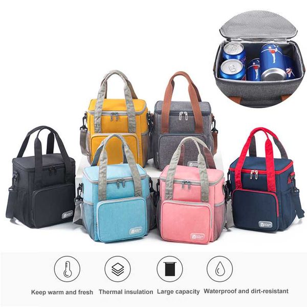 

storage bags waterproof insulated bag thermal lunch box tote cooler handbag bento pouch dinner container school food