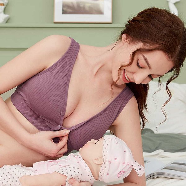 

size breast-feeding large bra for pregnant women, Red;black
