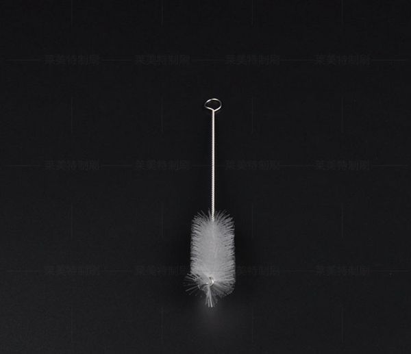 Escova de escova de limpeza de palha longa, limpador de tubo de tubo de nylon 18 cm * 8 cm * 15mm para canudos Baby garrafa tubos de moedor de café bule