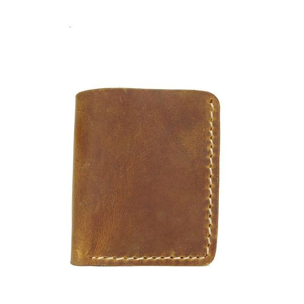

genuine leather men's wallet fashion men handmade designer retro purse cowhide classic money bag multi-card male clips wallets, Red;black