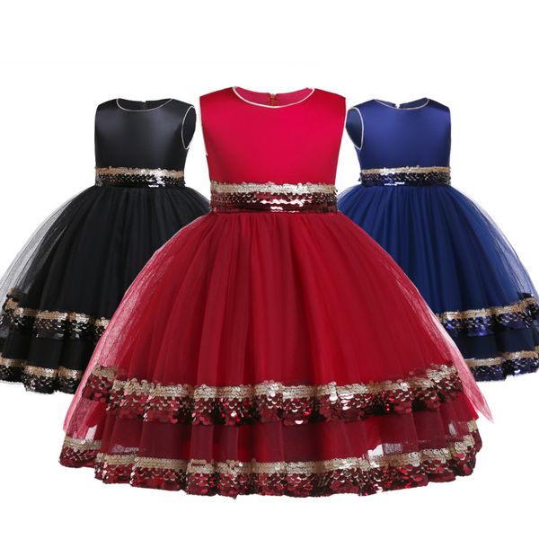 

premium 70% off selling children's dress new princess fluffy, White