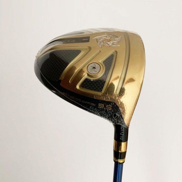 

golf driver katana ninja gold clubs 9.5 or 10.5 loft with graphite shaft and cover complete set of1