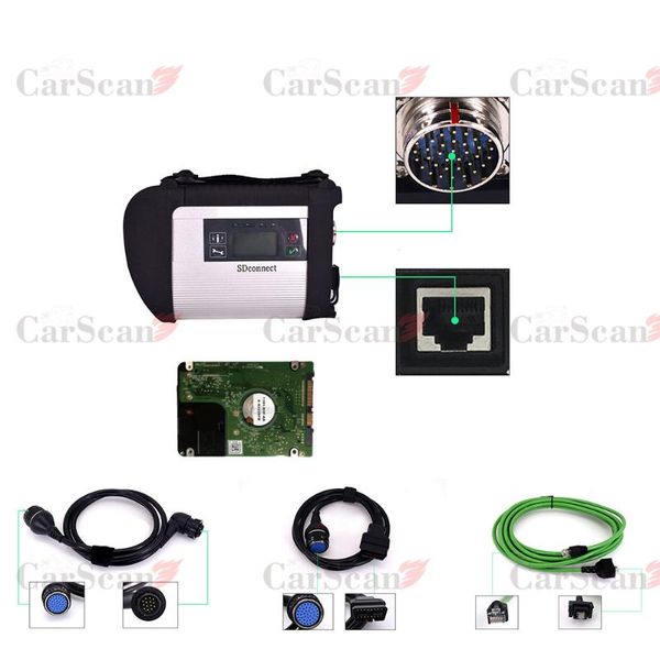 

diagnostic tools last version sd connect c4 multiplexer for mb star car truck diagnosis programming with xentry das wis ecp