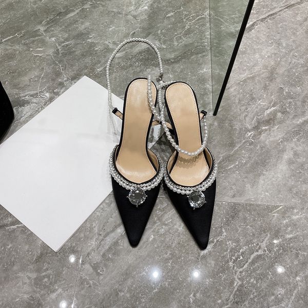 

summer super real silk high heels women sandals shoe platform heel 9.5cm womens buckle strap soft genuine leather quality sandal big size sh, Black