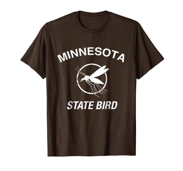 

funny minnesota state bird mosquito t shirt, White;black