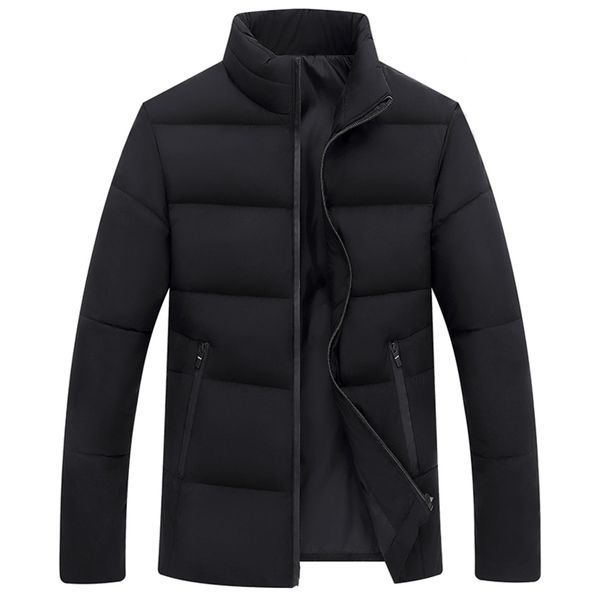 

white duck men's down large and thick et, warm snow famous brand coat, new in 2021, Black