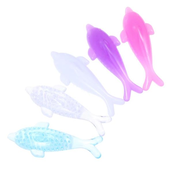 

nail art kits 5pcs durable animal shape cleansing brushes supplies (assorted color)