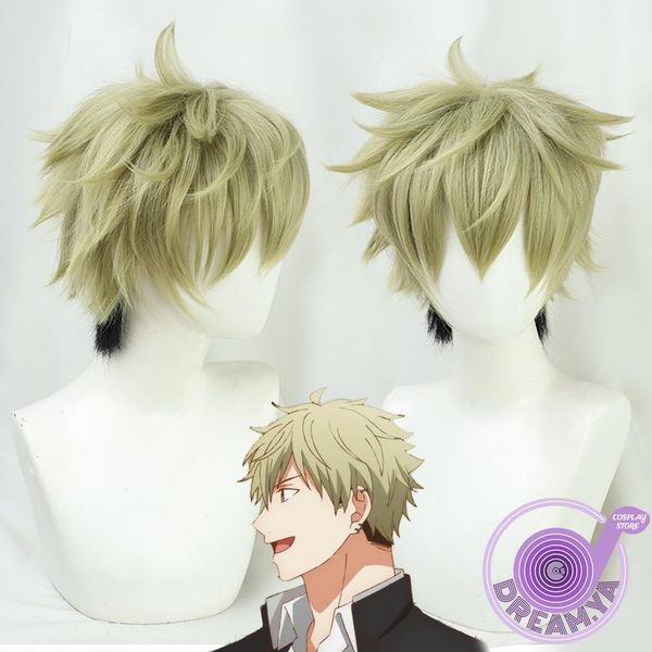 

other event & party supplies yuki yoshida cosplay wig anime given green black short mixed heat resistant synthetic hair halloween carnival +