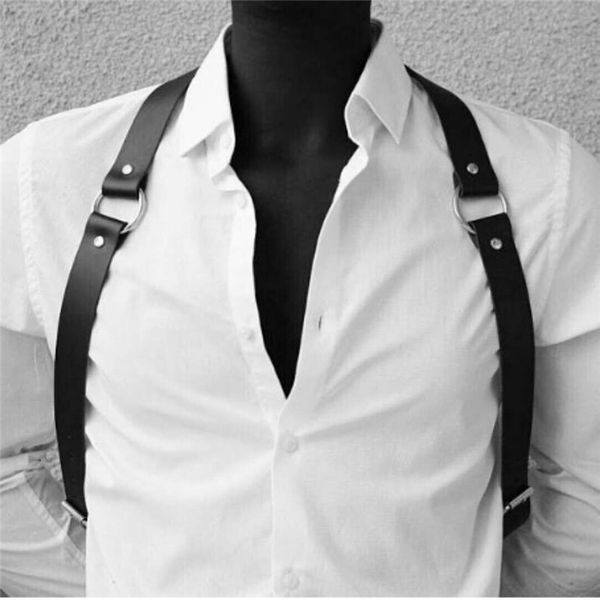 

qnqQ suspenders men's strapmen's strap, Black;white