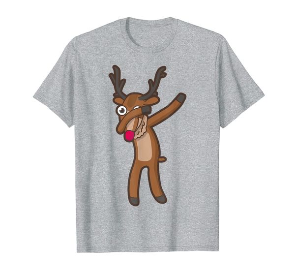 

Dabbing Rudolph Red Nosed Reindeer Funny Xmas Gift T-Shirt, Mainly pictures