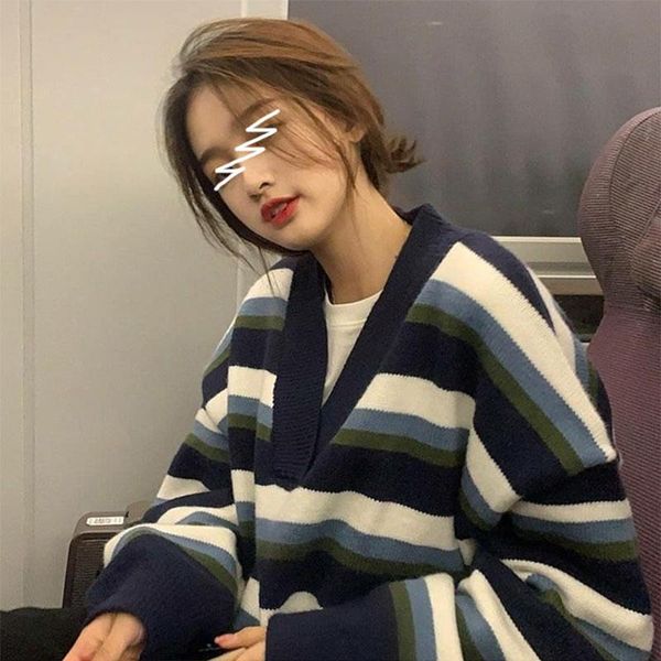 

women's sweaters cmaz 2021 autumn winte sweater women knitted pullover korean style cardigan soft warm pull thick outwear, White;black