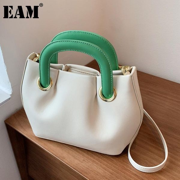 

evening bags [eam] women small handbag elegant pu leather flap personality all-match crossbody shoulder bag fashion tide 2021 18a3894