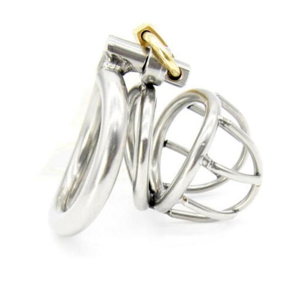 

cockrings male chastity device bird lock stainless steel cage a224 cock ring