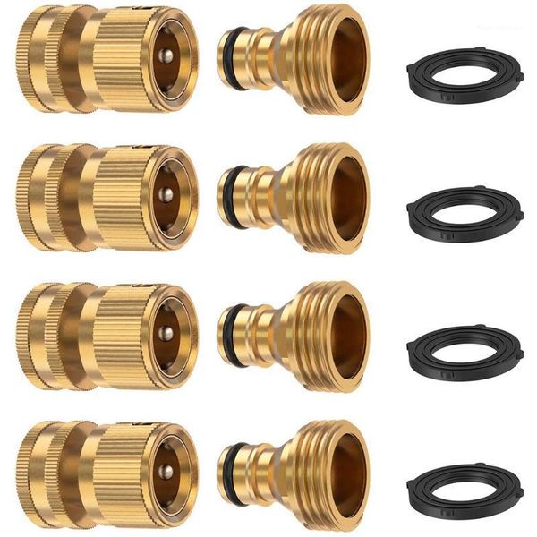 

watering equipments 3/4 brass quick connector garden adapter hose joints fittings pipe coupling tools1
