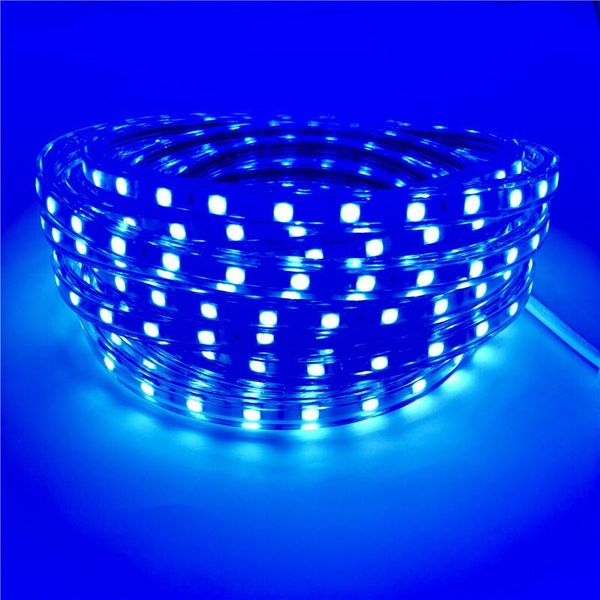 

waterproof 1m-25m silicone tube ac220v led strip smd flexible lights 60leds/m string light with eu plug strips
