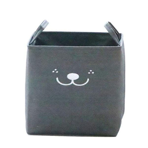 

storage boxes & bins denim dirty clothes basket household folding cotton linen toys laundry hamp