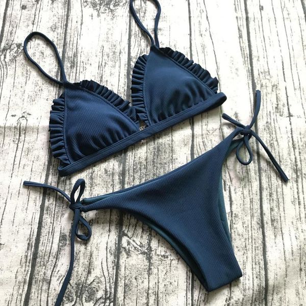 

bras sets solid pleated push up bandage strap women beach bikini tankini swimsuit swimwear lingerie lenceria bra bathing suit biquini, Red;black