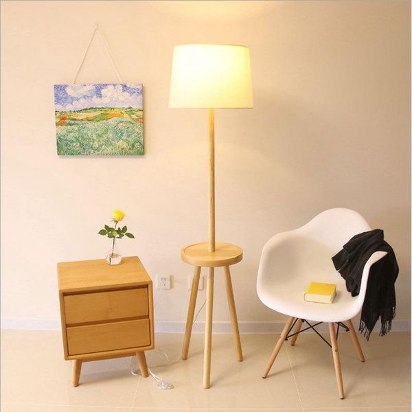 

nordic led wood lampadaire metal tripod lamp staande rattan floor lamps