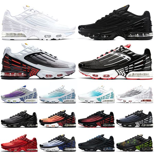 

tn plus 3 running shoes men women obsidian triple black hyper laser blue purple nebula iridescent ghost green outdoor trainers sneakers spor