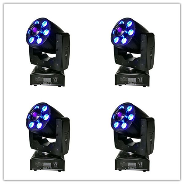 

effects 4 pieces mini led moving heads gobo light 6x8w wash head 30w spot