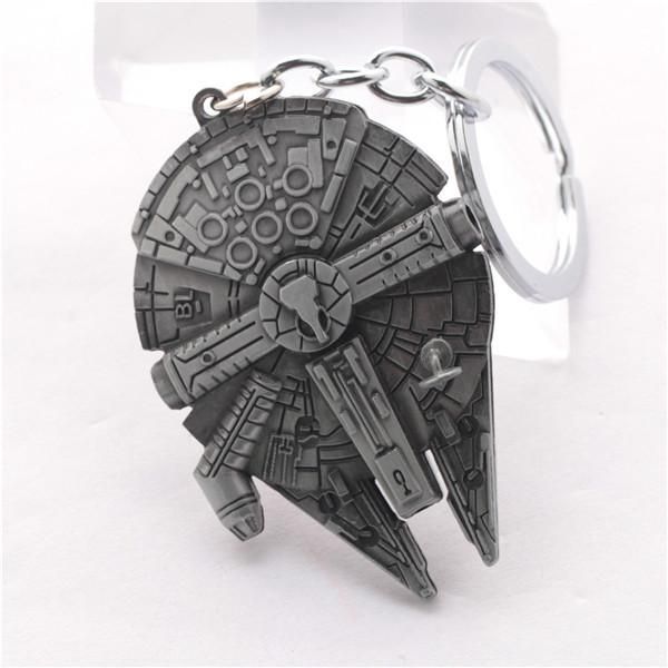 

keychains movie falcon keychain vintage metal alloy key chains rings wholesale 10pcs/lot size 4.5*6.5cm, Silver