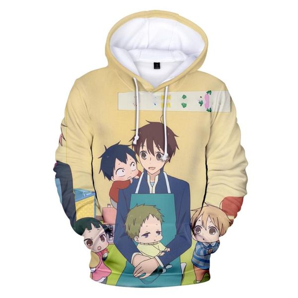 

men's hoodies & sweatshirts school babysitters 3d kotaro fashion fall winer suit sweatshirt clothes youthful vitality women/men hooded, Black