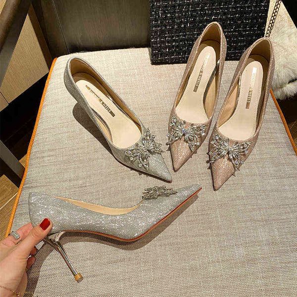 

dress shoes 536-30 pointed high heel's thin heels 21 wedding bridal bridmaid single shoes size 32-43, Black