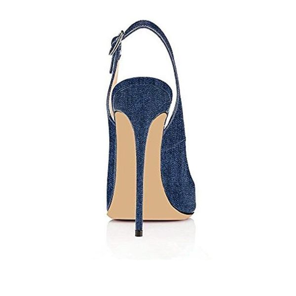 

lacquer summer blue pumps women peep sandals plus size 33-43 green purple high hooks, Black