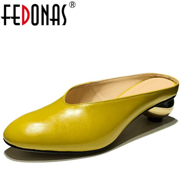 

dress shoes fedonas women pumps high heels genuine leather woman female comfort casual wedding ladies, Black