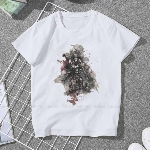 

women's t-shirt revenant poster women clothing apex legends game graphic female tshirts vintage gothic loose tee kawaii girls streetwe, White