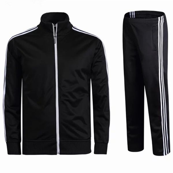 

Men's Tracksuits Sweatpants for football practice, long-sleeve men's clothing with a jacket and corduroy jogging pants YPI8, Gray