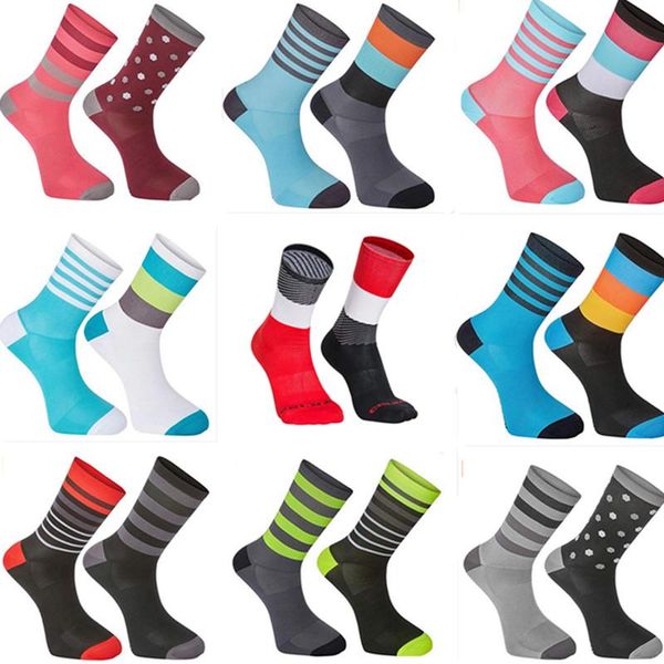 

men and women sport cycling riding socks colorful coolmax basketball climbing camping running sports, Black