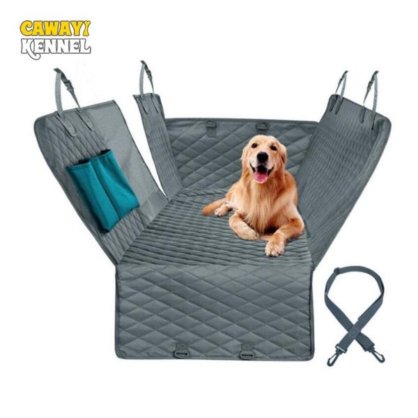 

dog car seat covers cawayi kennel carriers waterproof rear back pet cover mats hammock protector with safety belt transportin perro