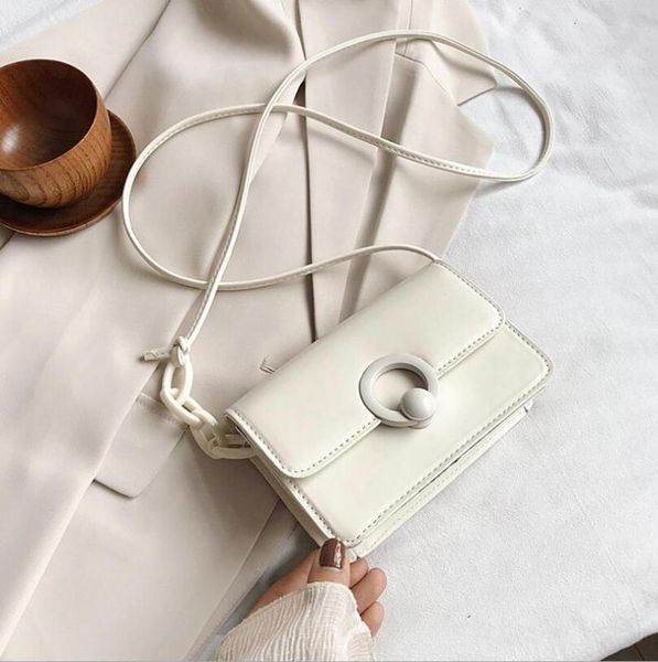 

evening bags 2021 fashion ladies shoulder bag round lock small square women's