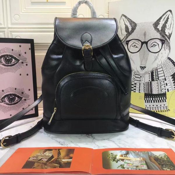 

backpack 2021 the latest style original cowhide material classic fashion portable women's bag
