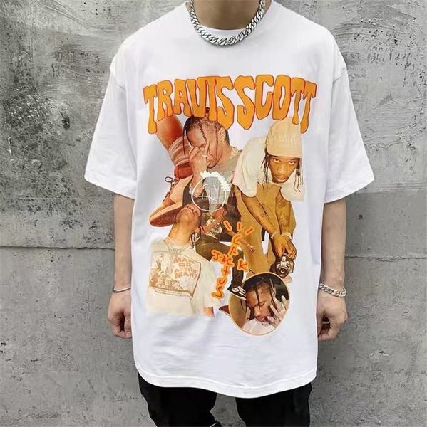 

white 2021ss t shirt women men hip hop print tee, White;black