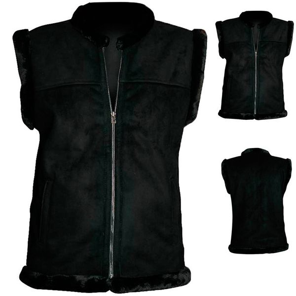 

fashion vest men's waistcoat in autumn and winter 2021, Black;white