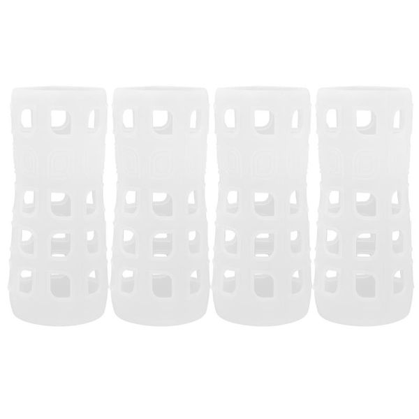 

mats & pads 4pcs silicone bottle sleeves sports cup protective covers