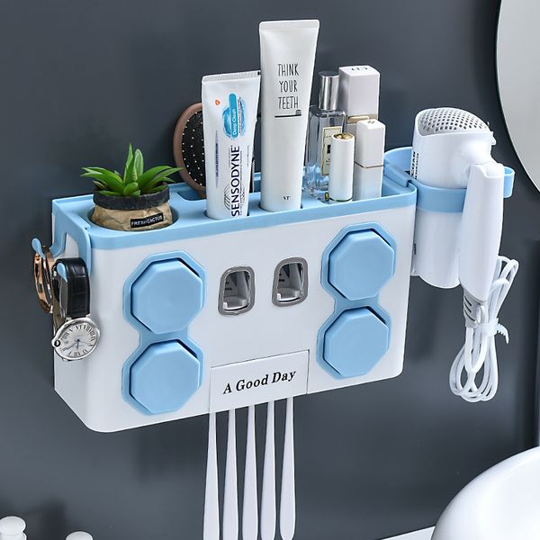 

wall mounted toothbrush holder toilet mouthwash cup set toothpaste toothbrush holder