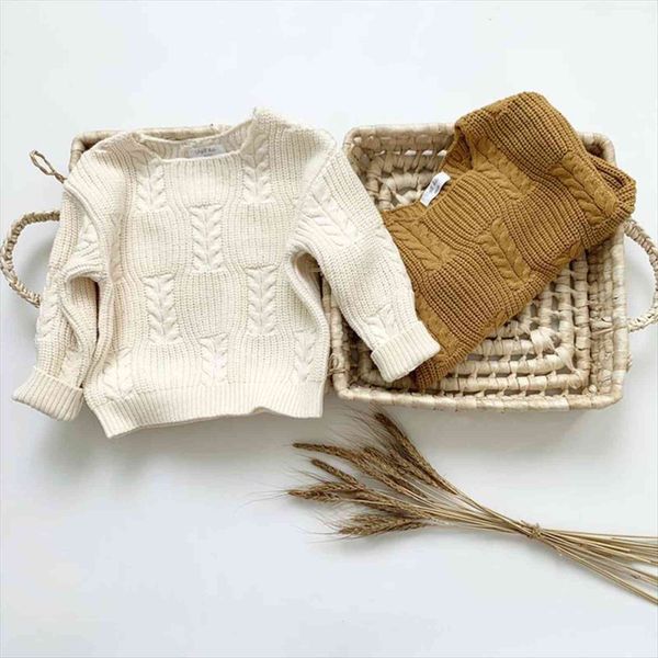 

autumn winter baby boys kids long sleeve knit pure color pullover sweaters childrens clothes, Blue