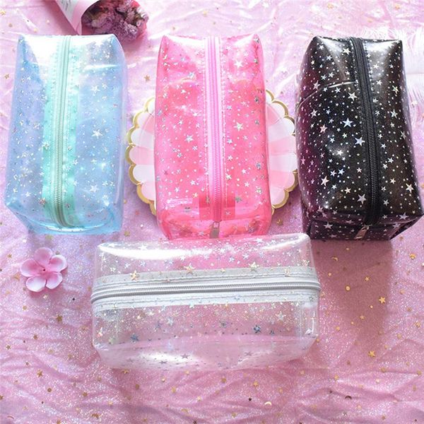 

women pvc small makeup bags est creative travel transparent cosmetic bag wash pouch beauty storage case toiletry & cases