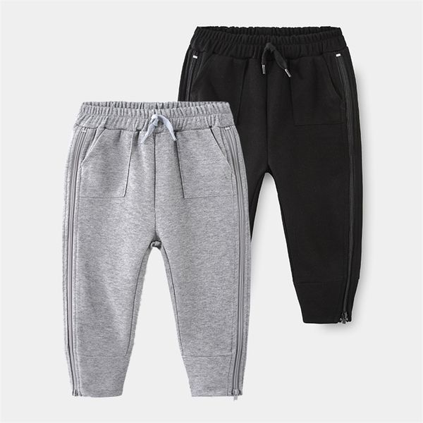 

spring autumn new arrival 2 3 4-10 years children clothing causal elastic long pants sports trousers for kids baby boys 210414, Blue