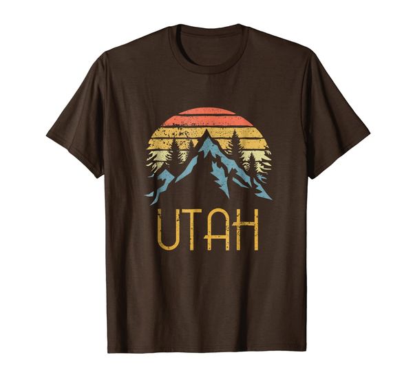

vintage ut, utah mountains outdoor adventure t-shirt, White;black