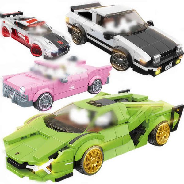

technic serise ae86 famous supercar racers creator speed champions race racing car sports building blocks bricks sets kits model 1008