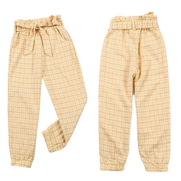 

trousers kids summer loose girls casual printed basic pants baby elastic waist outdoor long pant, Blue