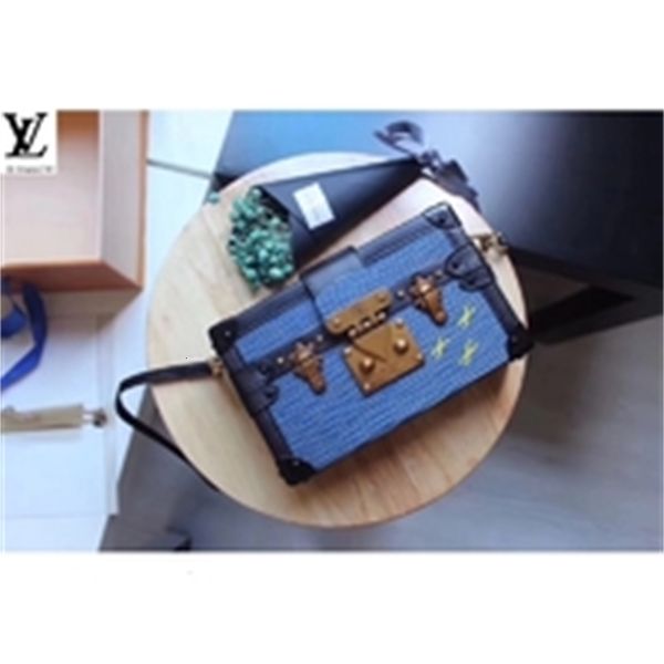 

brand designer luxury 7lxh m94219 personalized blue box bag women handbags iconic bags handles shoulder bags totes cross body bag clutch, Red;black
